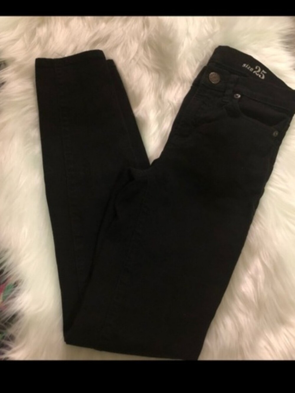 J. Crew Black High-Rise Skinny Jeans